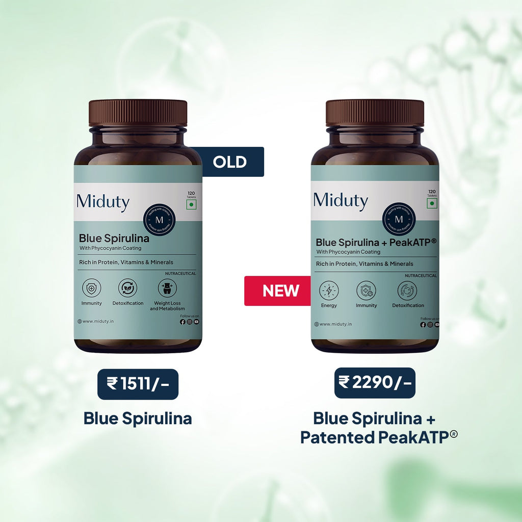 Miduty by Palak Notes Blue Spirulina Tablets