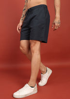 Fabmade Midnight Black Tailored Shorts