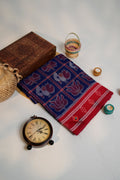 khanduapata Blue & Red Colour Navakothi Design Cotton Saree For Women - Distacart