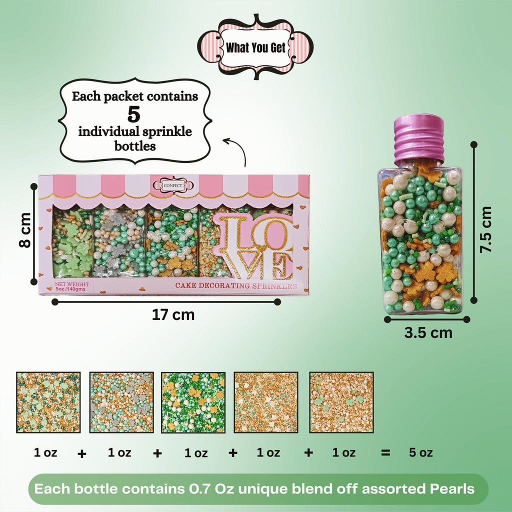 st patricks sprinkles ps multipack 4 100 gms