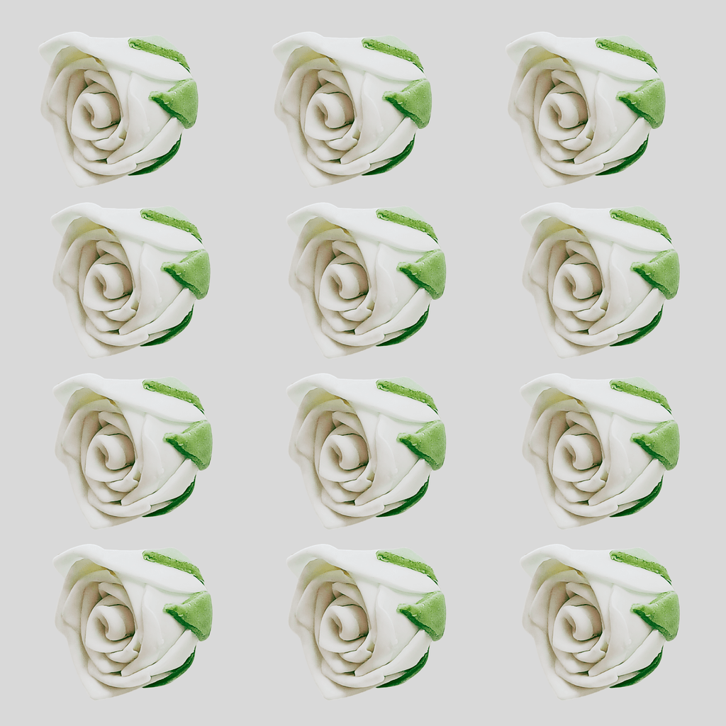 confect edible rose topper edible rose for cake decorations venison white princess roses pack of 12
