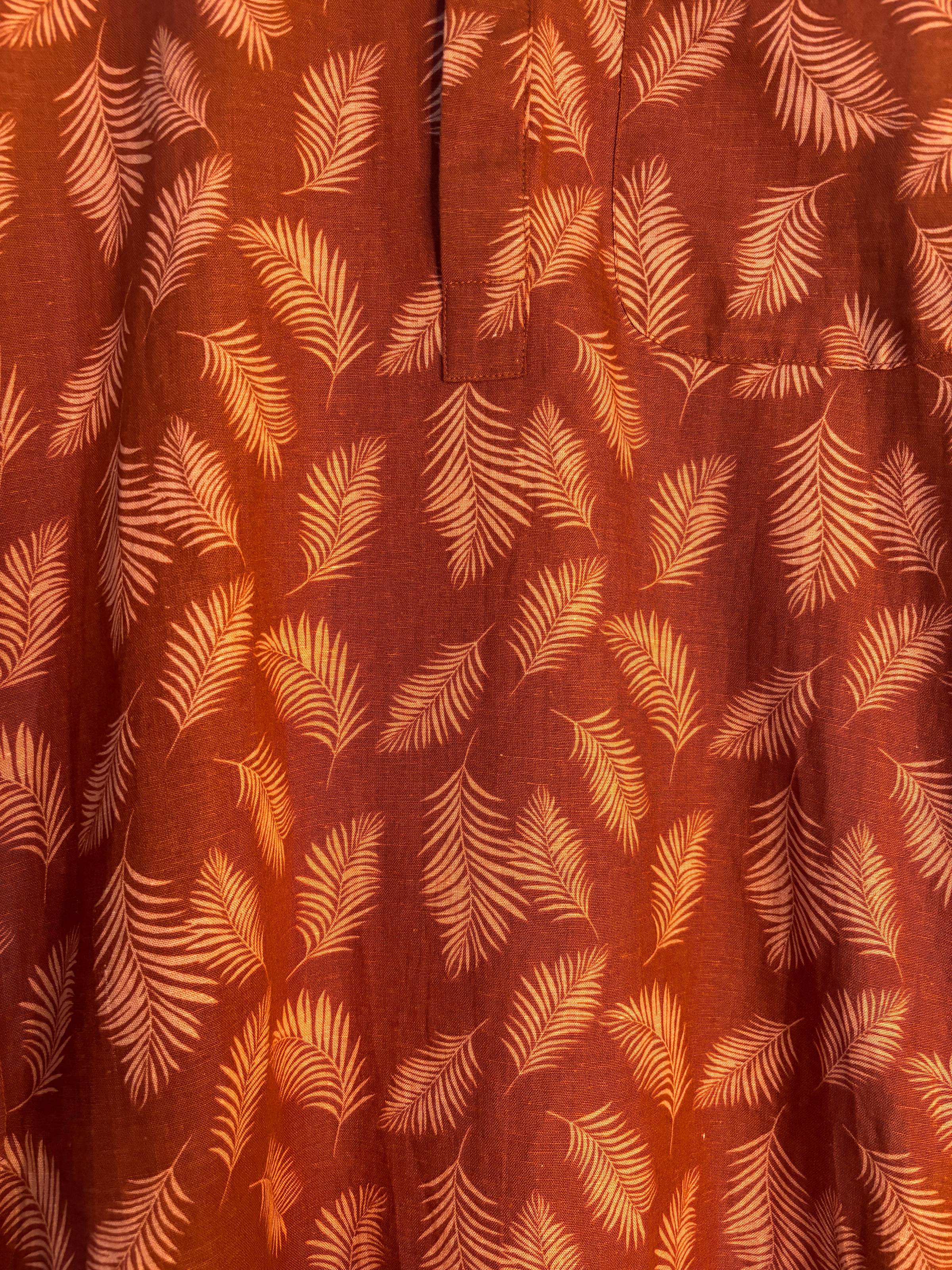 trueBrowns Brown Straight Men's Kurta