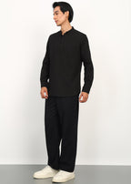 Fabmade Noir Linen Kurta Set - Distacart
