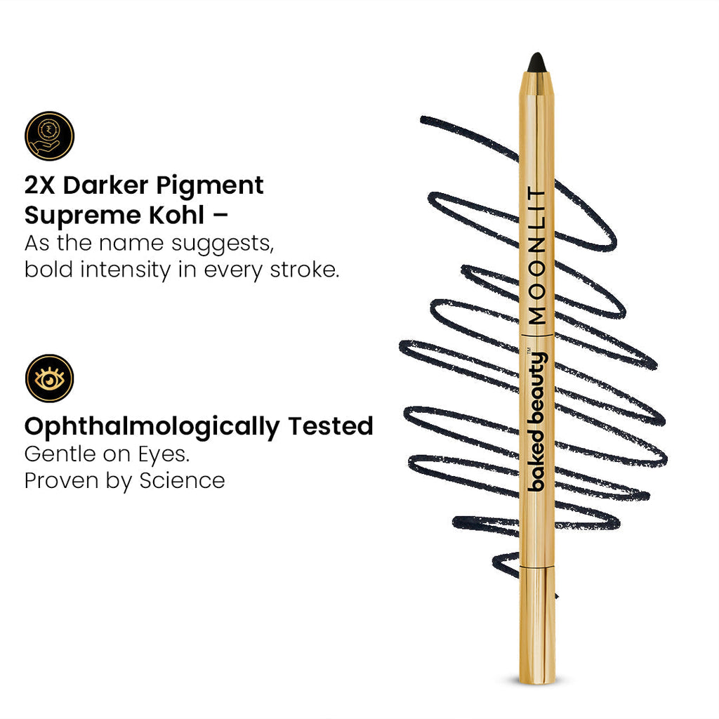Baked Beauty Moonlit Supreme Kohl Pencil (Black)