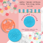 confect toppers cutters congratulations topper cutter fondant cutter celebration topper cutter happy birthday 03