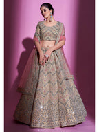 Myra Tan Gota Silk Embroidered Designer Lehenga Choli