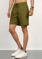 Fabmade Olive Rhythm Shorts