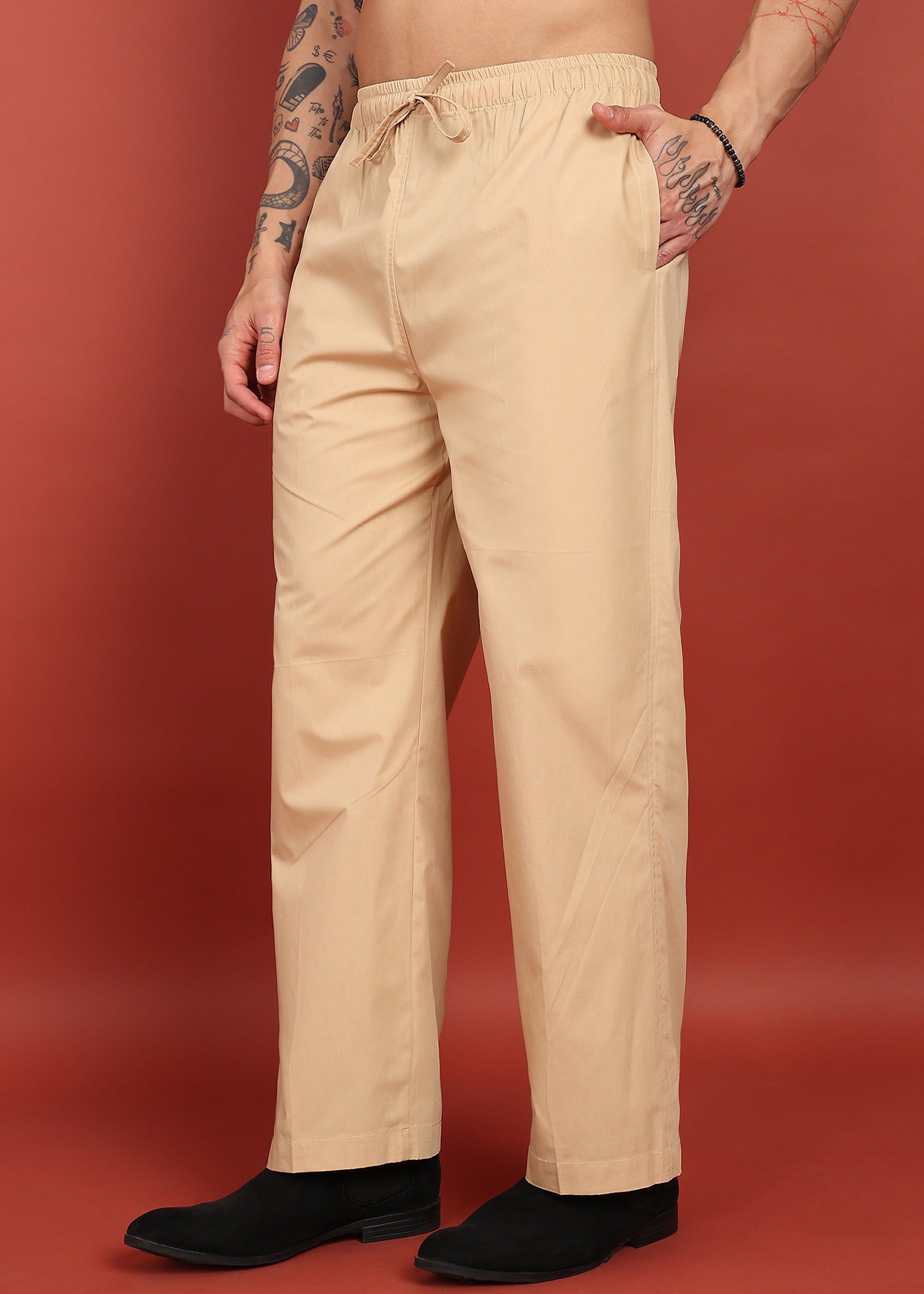 Fabmade Desert Sand Relaxed Fit Pyjama