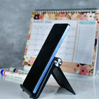 Sowpeace Trendy Adjustable Silver Tablet Stand with Black Hinges - Distacart