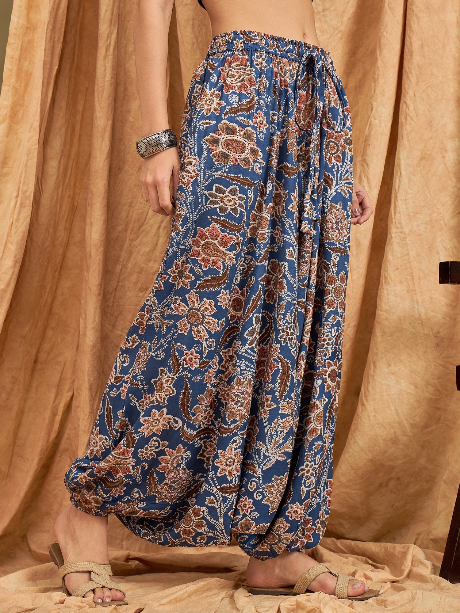InWeave Indigo Big Jaal Harem Pant