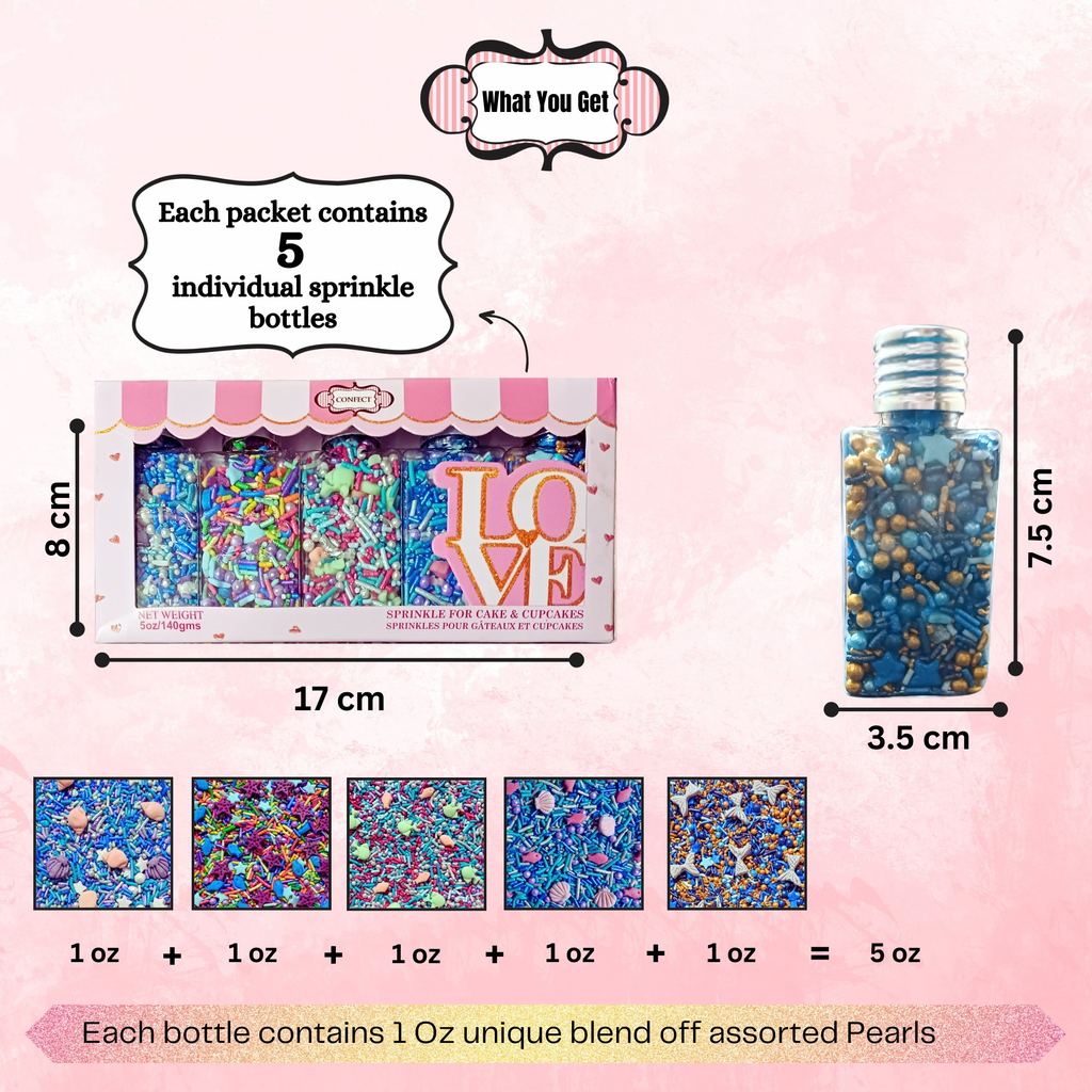 under the sea sprinkles for decorations 08 100 gm
