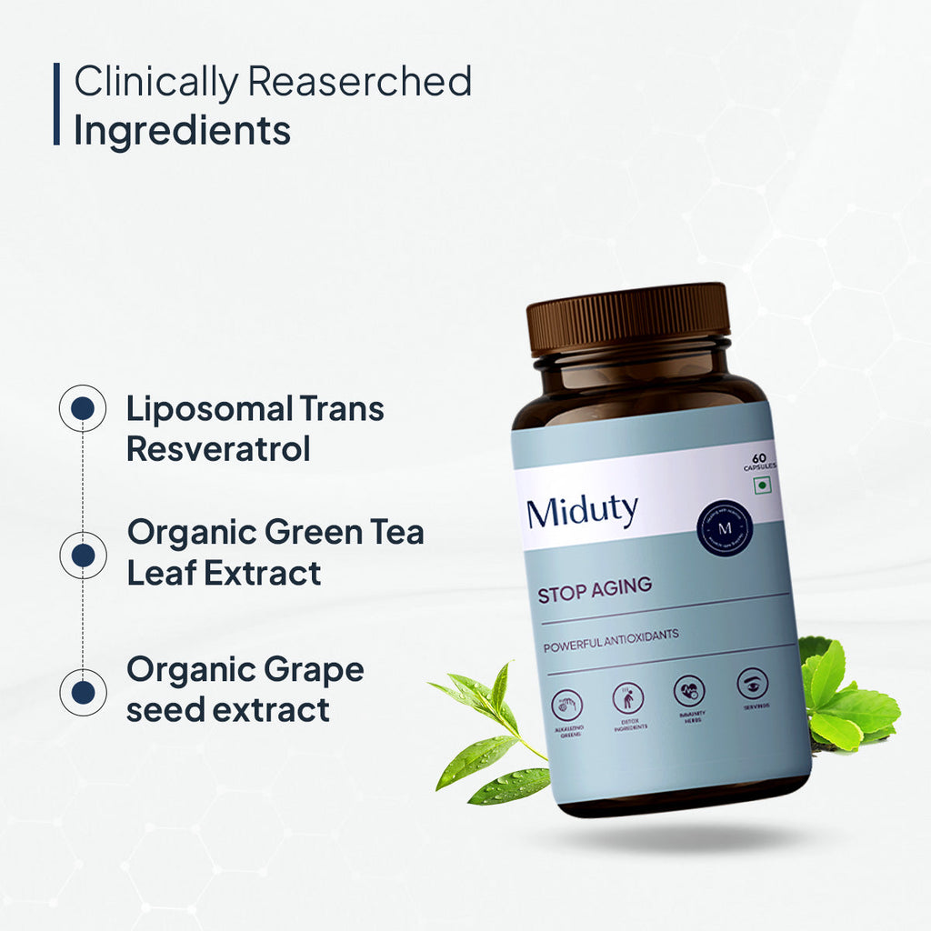 Miduty by Palak Notes Stop Aging Capsules - Distacart
