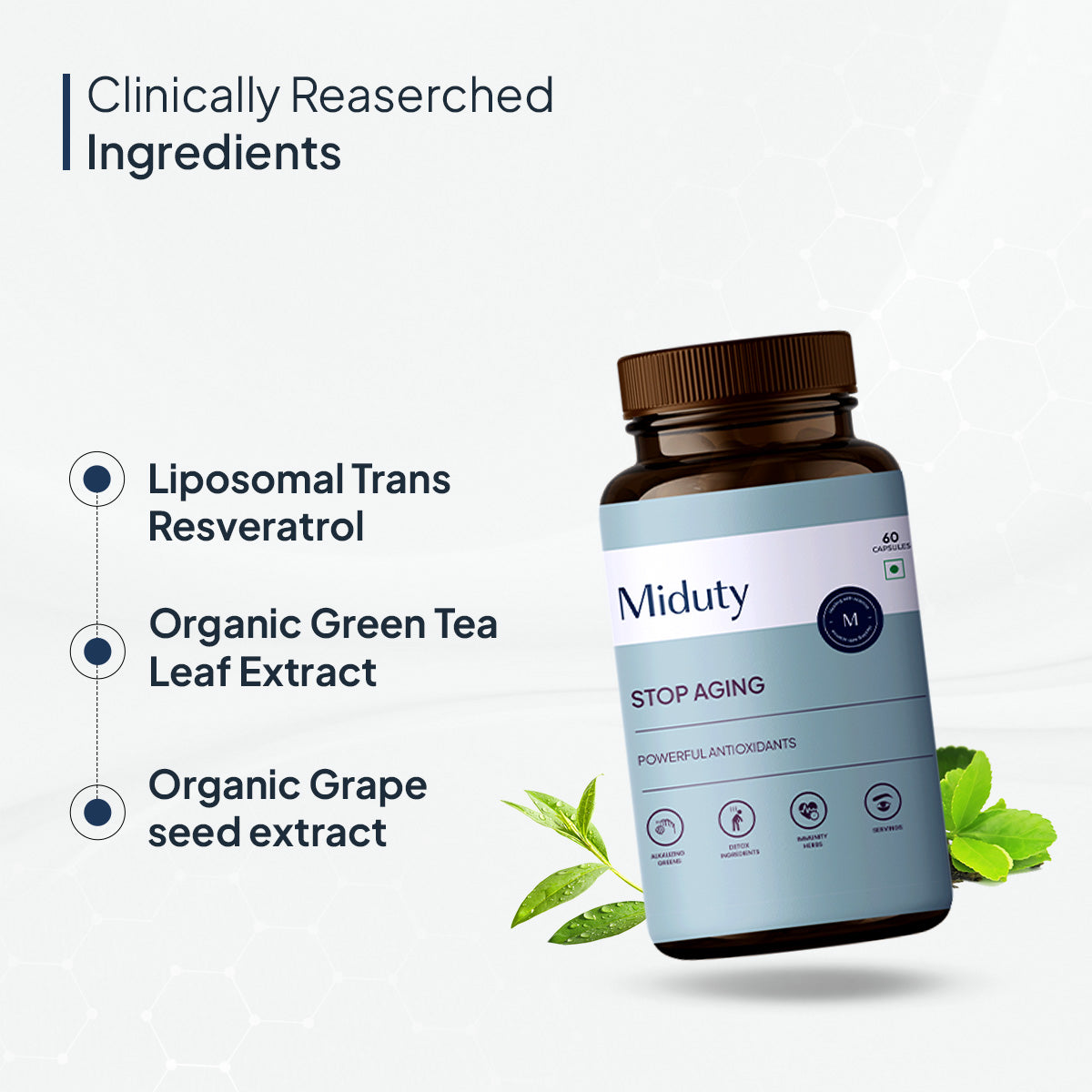 Miduty by Palak Notes Stop Aging Capsules - Distacart