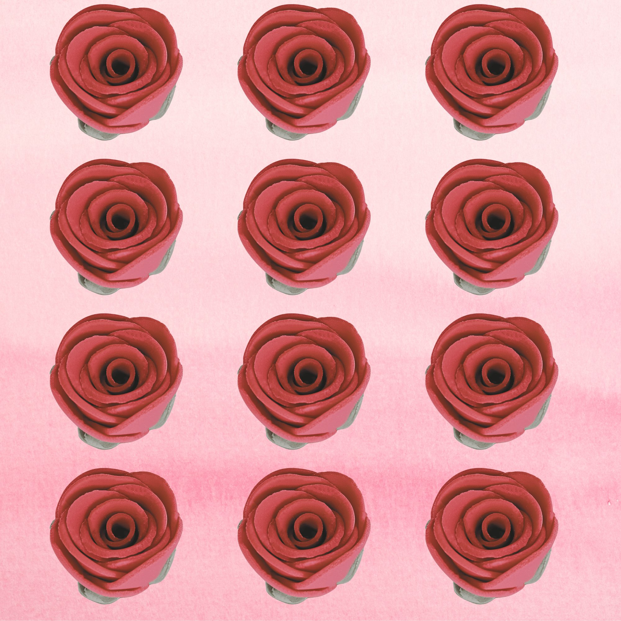 sugar roses for cake cupcake decoration magenta 120 gms