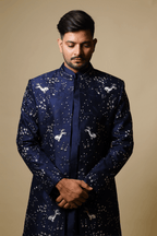 Flying Unicorn Designer Men's Kurta by Hilo Design
