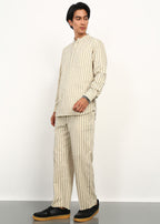 Fabmade Sandline Stripe Linen Set