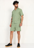 Fabmade Sage Linen Co-Ord Set