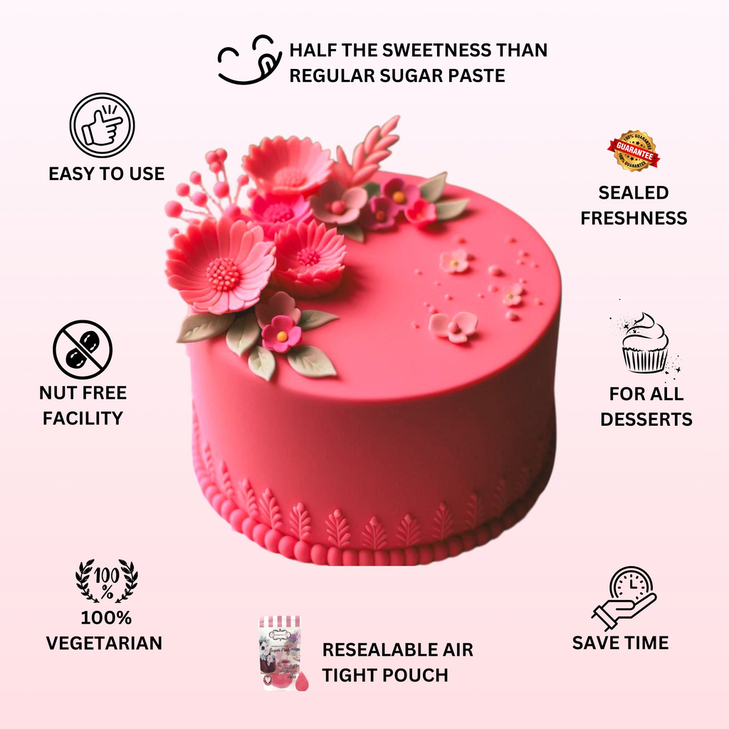 confect melon pink sugarpaste br b 1 kg b