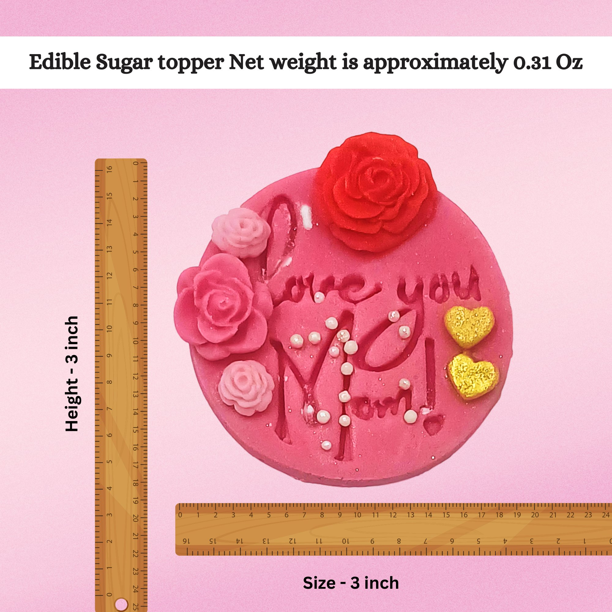confect celebration toppers for cakes cupcakes cake decorations supplies 100gms mday topper 02