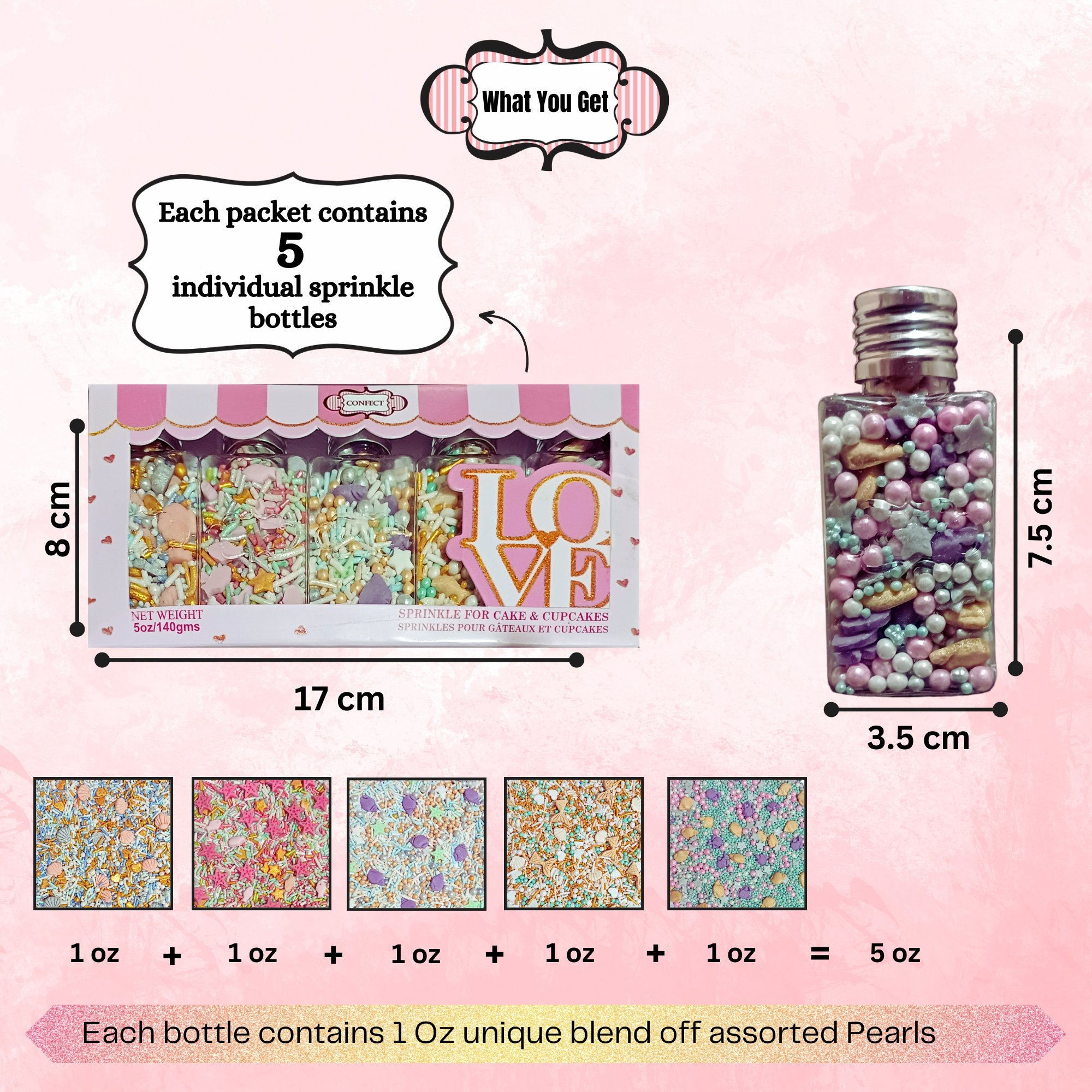 under the sea sprinkles for decorations 01 100 gm