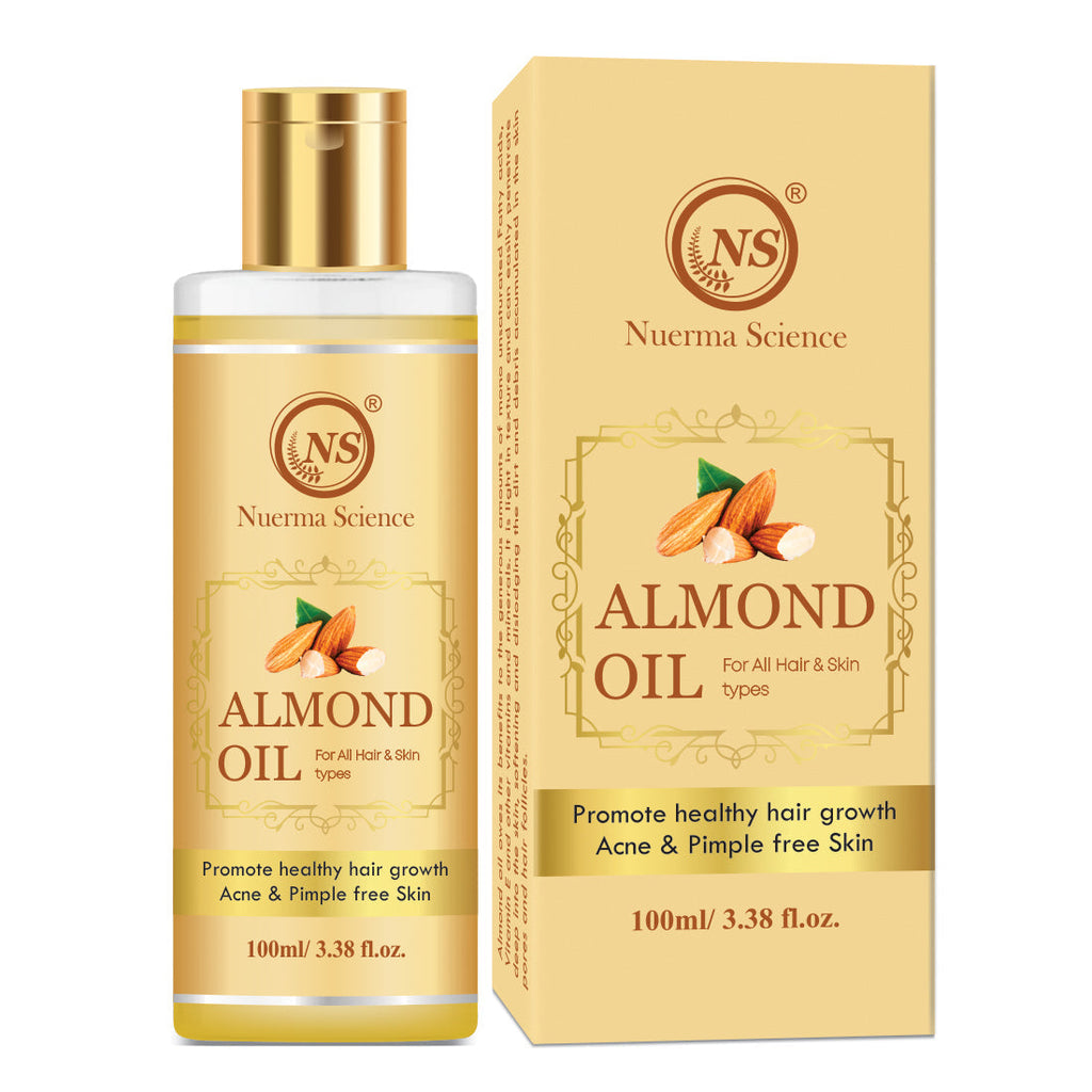 Nuerma Science Pure Almond Hair Oil for Natural Hair Growth