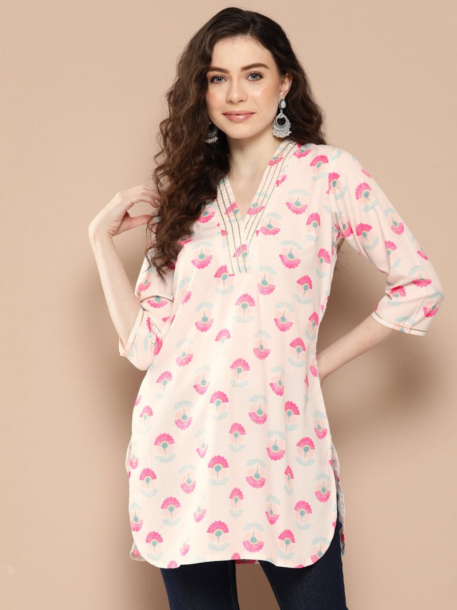 Ahalyaa Floral Printed Tunic