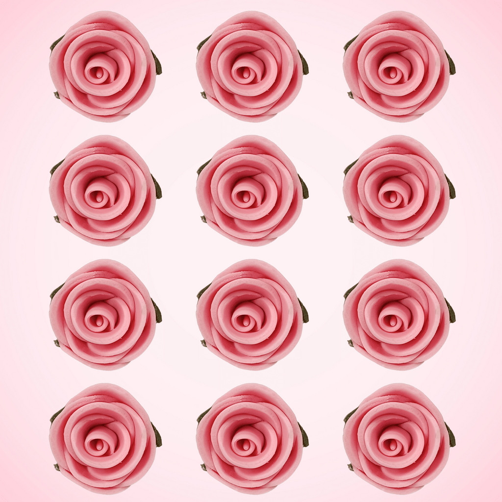 sugar roses for cake cupcake decoration blush pink 120 gms