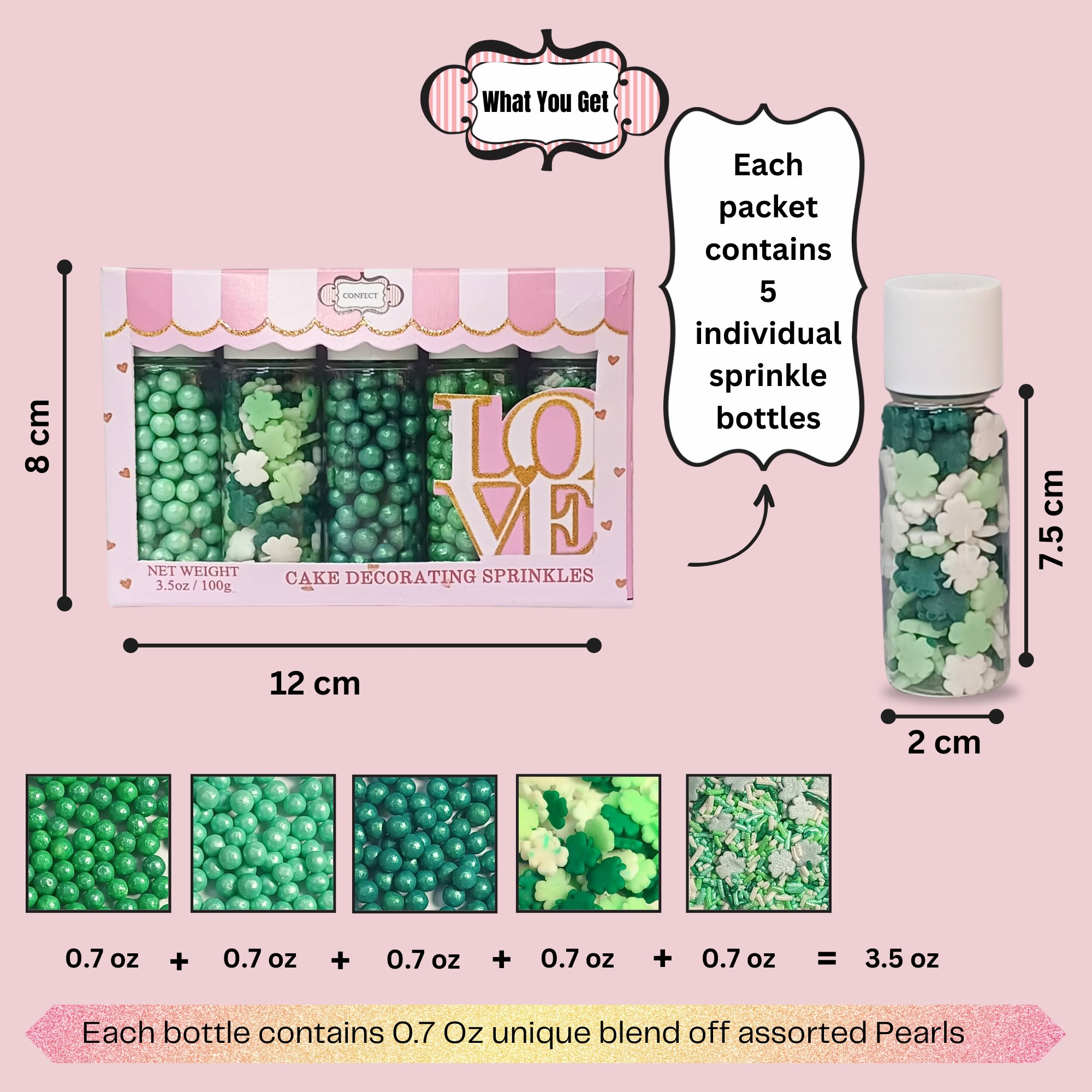 st patricks sprinkles ps multipack 7 100 gms