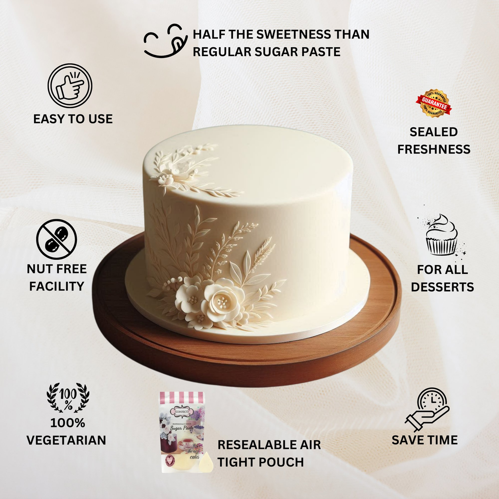 confect ivory sugarpaste br b 1 kg b