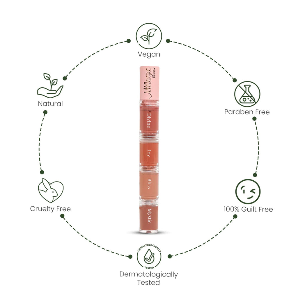 Milagro Beauty Quad Squad 4-in-1 Liquid Lipstick