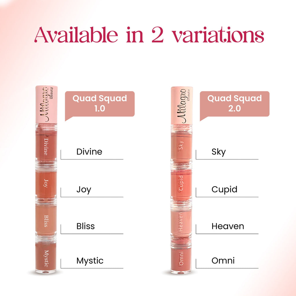 Milagro Beauty Quad Squad 3.0 Lipstick