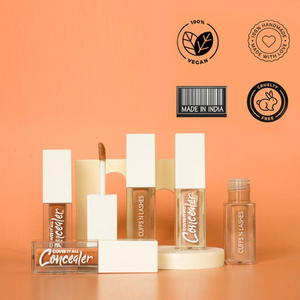 CUFFS N LASHES Cover It All Liquid Concealer - 13 Orange - Distacart