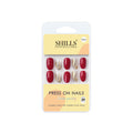 shills professional reusable press on nails oval spn701