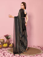 Attractive These Party Wear Ready To Wear Saree - Grey