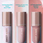 Makeup Revolution Y2K Baby Sweet Bomb Lip Gloss - Candyfloss Pink Glitter - Distacart