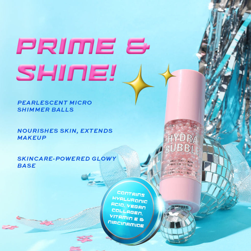 Makeup Revolution Y2K Baby Hydra Bubble Healthy Skin Primer Serum - Distacart