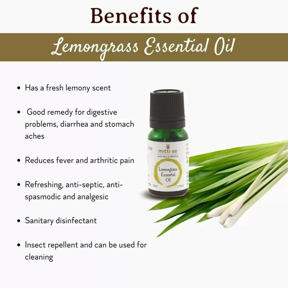 Mitti Se Lemongrass Essential Oil