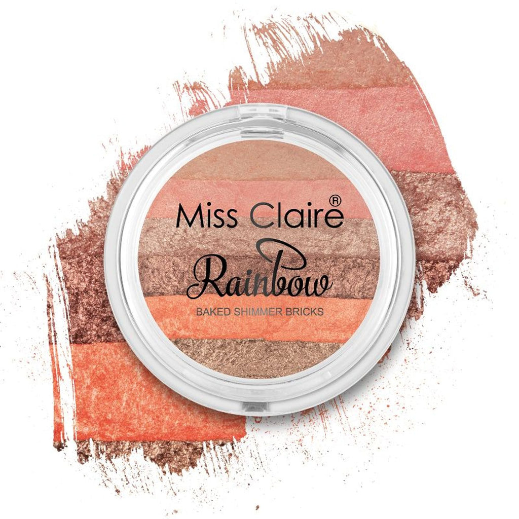 Miss Claire Rainbow Baked Shimmer Bricks - 3