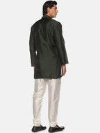Sethukrishna Mens Green Kurta with Pyjamas - Distacart