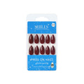 shills professional reusable press on nails almond spn618