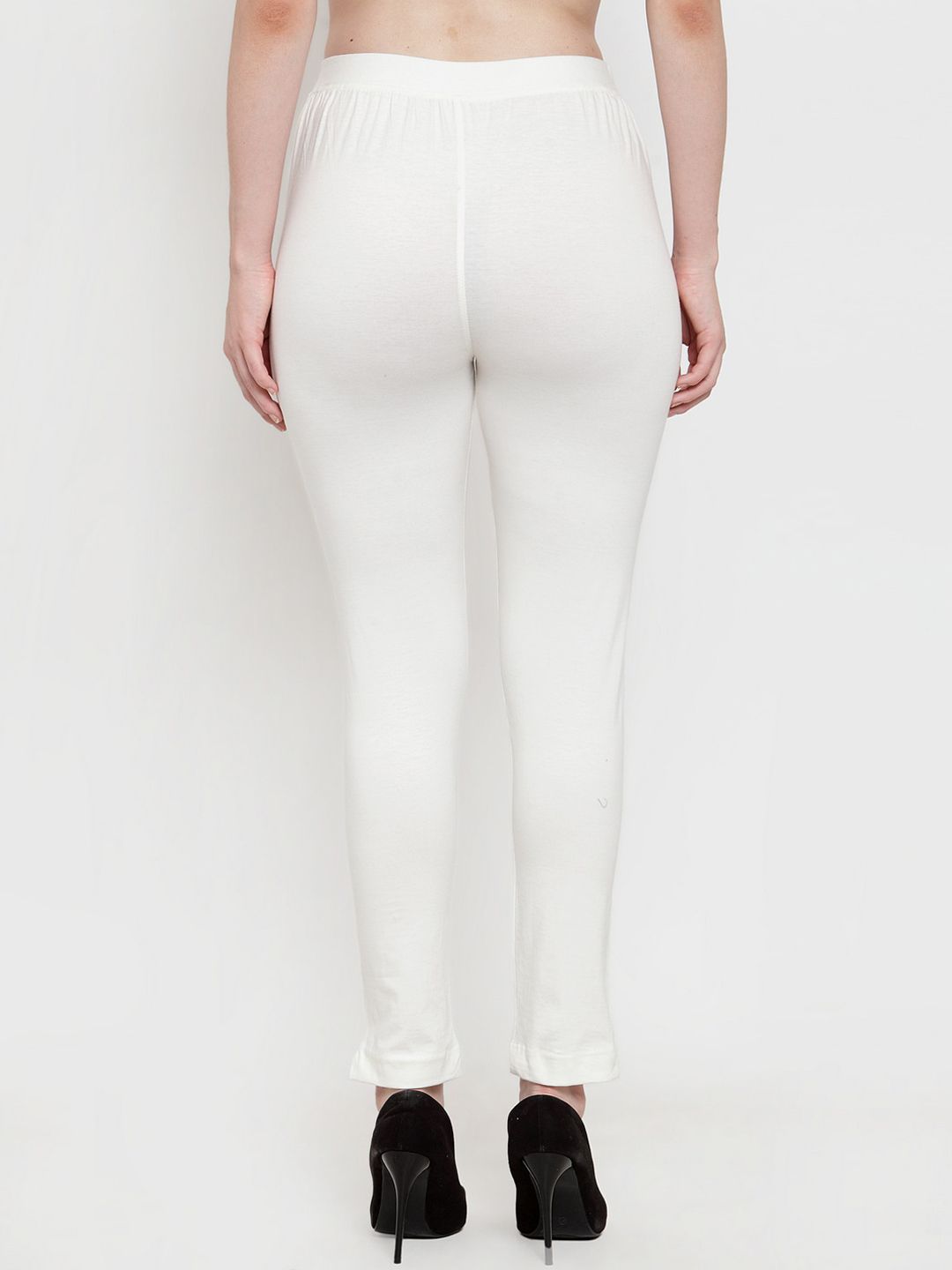 TAG 7 Women Pack Of 2 Solid Ankle-Length Straight-Fit Leggings