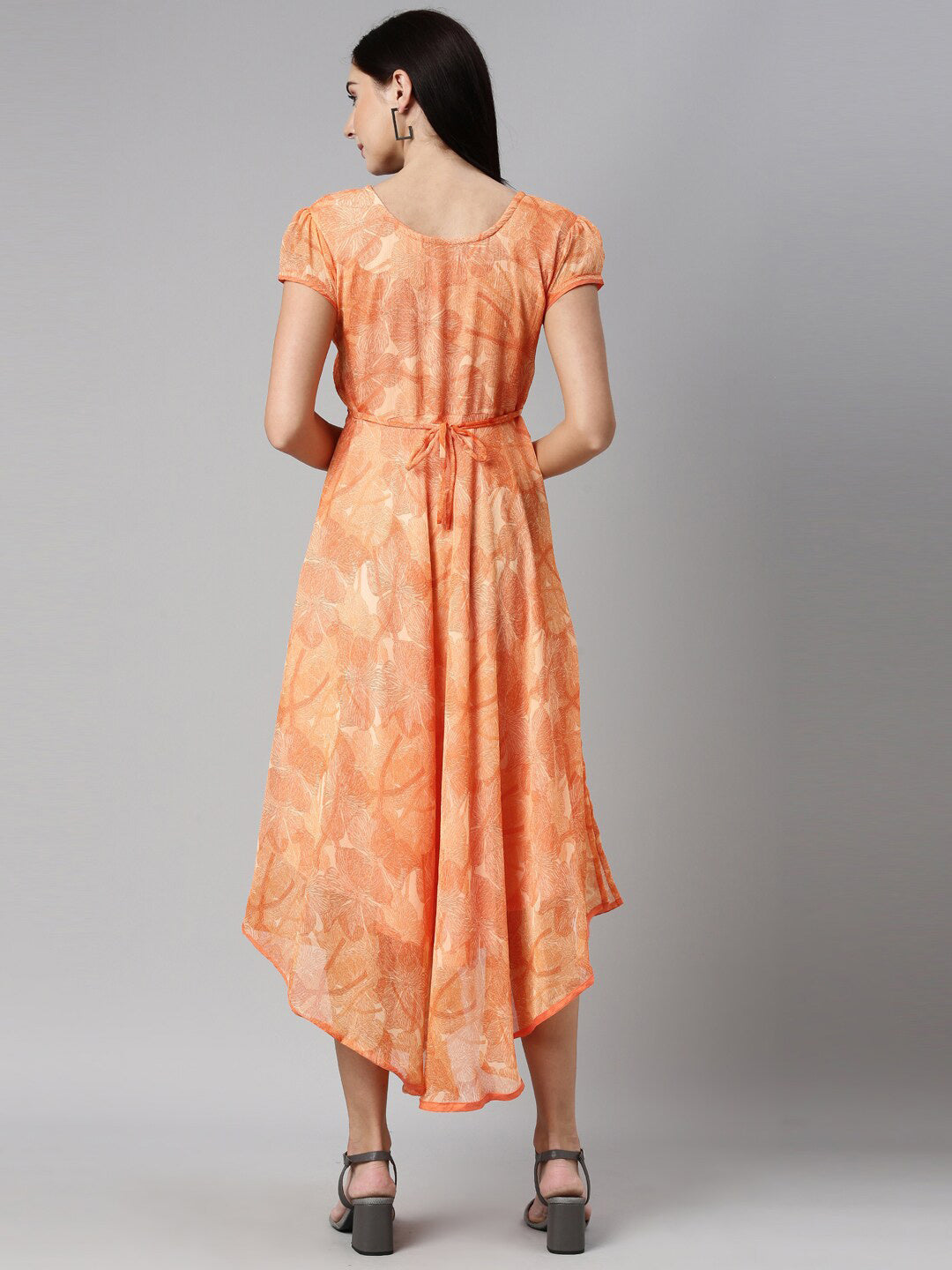 Souchii Chiffon Midi Dress - Distacart
