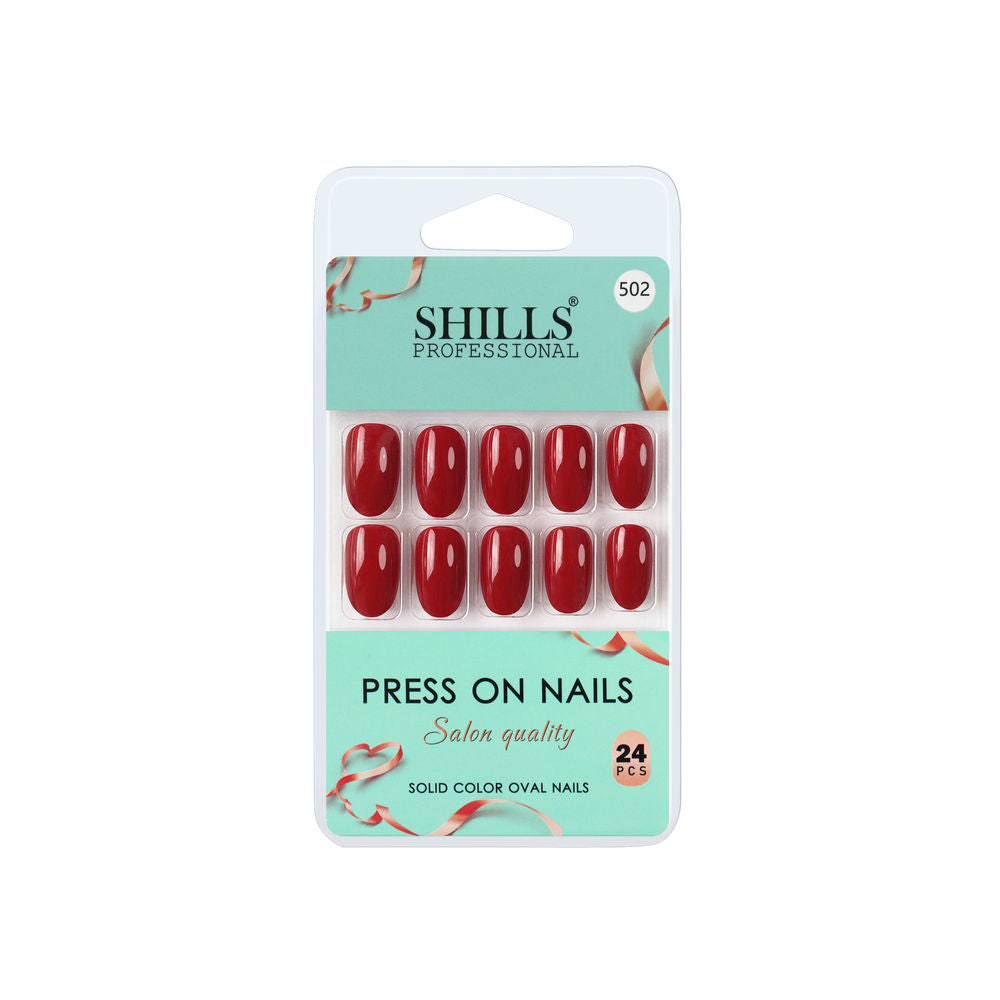 Shills Professional Reusable Press On Nails Oval - SPN502
