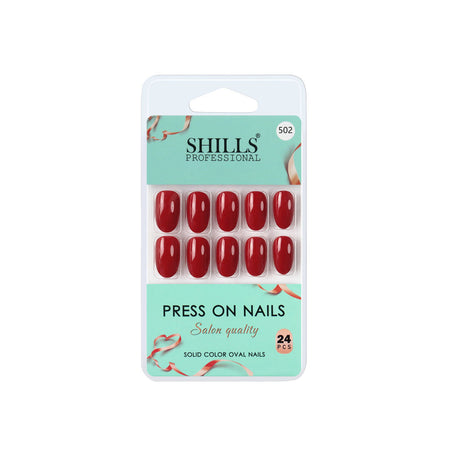Shills Professional Reusable Press On Nails Oval - SPN502