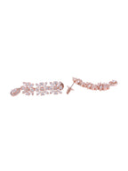 Saraf RS Jewellery Rose Gold-Plated American Diamond Studded Handcrafted Jewellery Set - Distacart