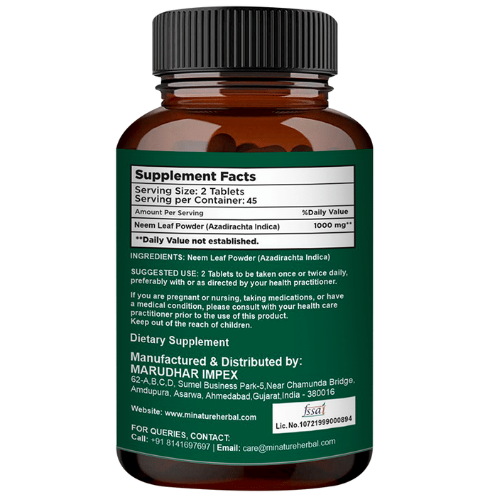 Minature Neem Tablets