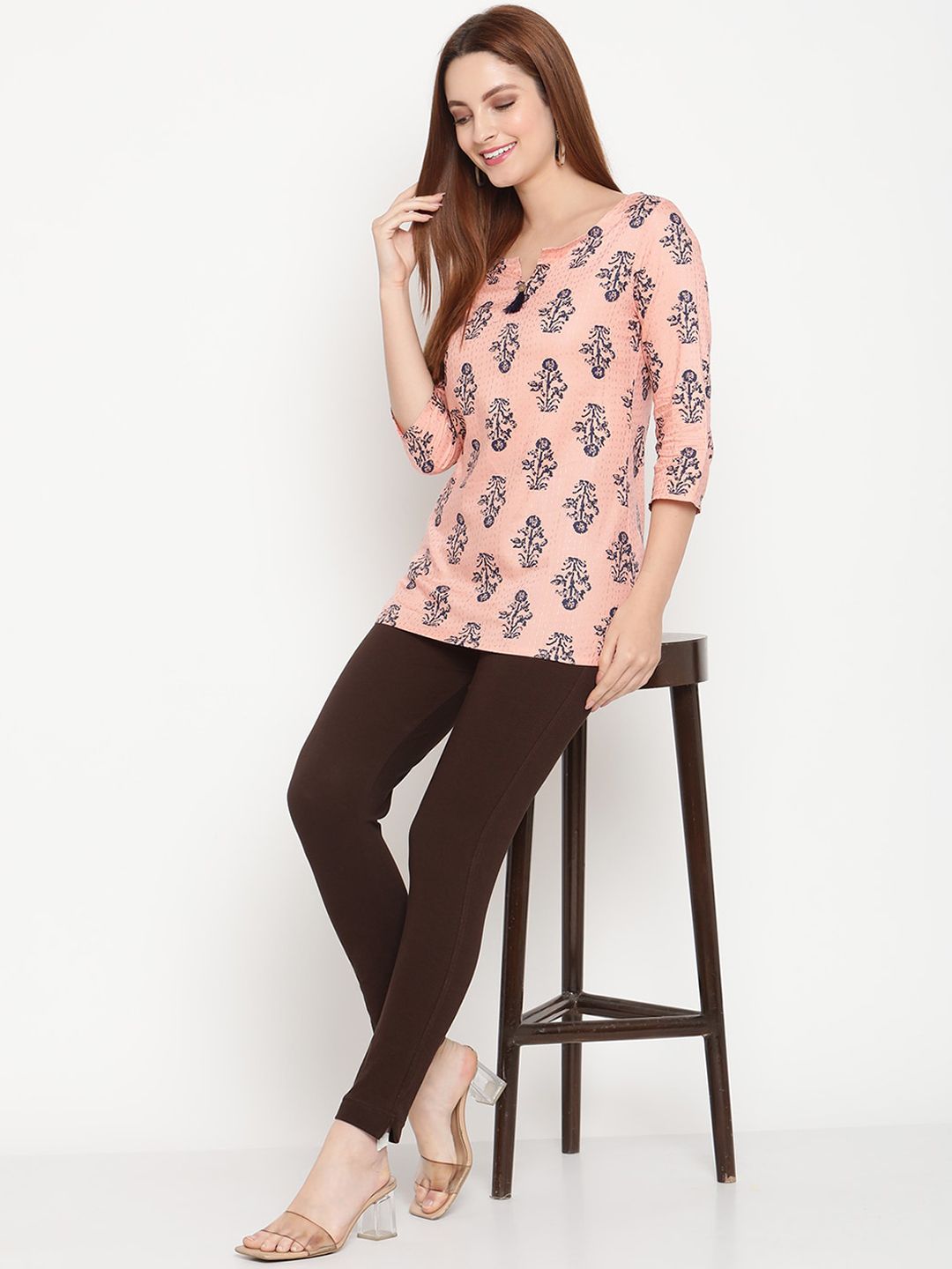 TAG 7 Pack of 2 Brown Ankle-Length Leggings
