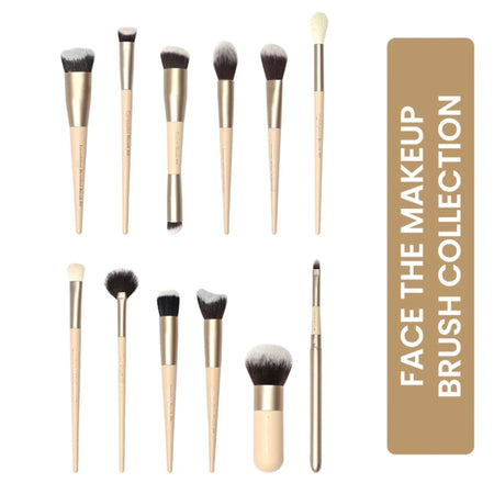 Milagro Beauty Face The Makeup Brush Collection (Set Of 12 )