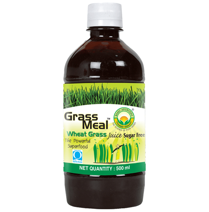 Basic Ayurveda Grass Meal Wheat Grass Juice with Honey