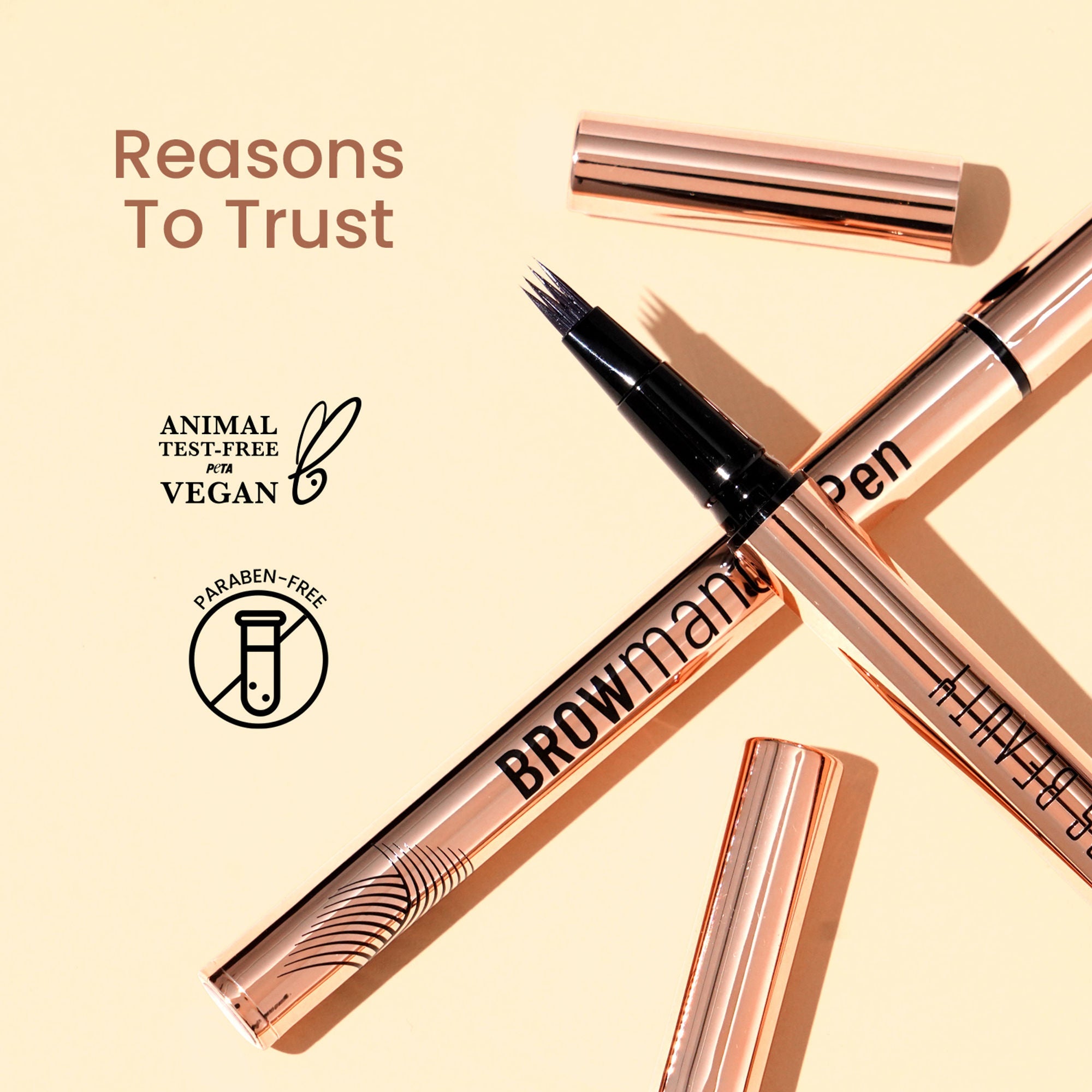 Swiss Beauty Browmance Pen Fills In Sparse Hair For 8-Hour Stay - 1 Light Brown - Distacart